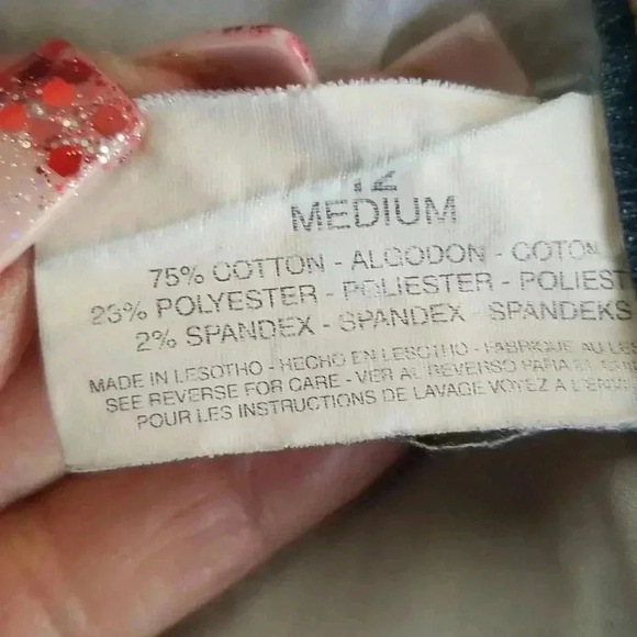 Gloria Vanderbilt denim 12 medium - Picture 5 of 13